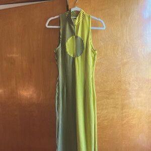 Fashion Brand Company by Penelope Gazin Banana DNA maxi dress size small s
